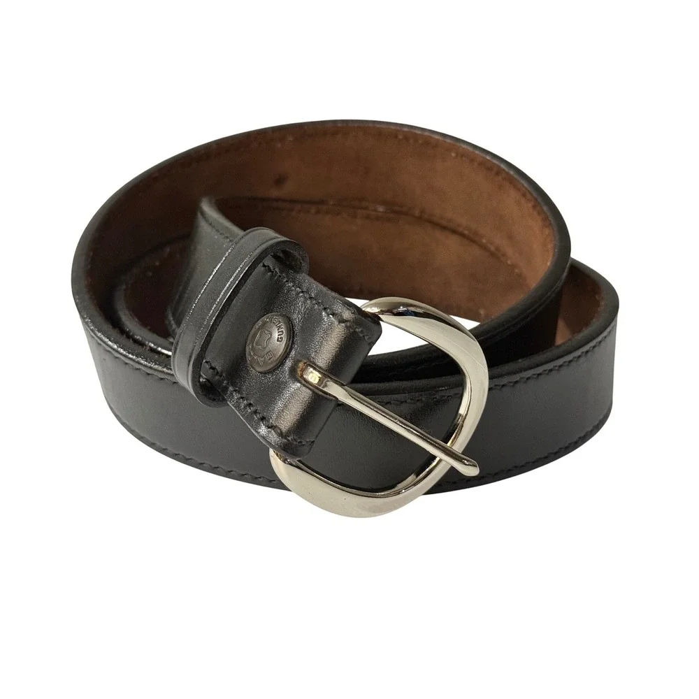 Galco Gunleather COP Series Black Leather Duty Belt CSB7 40B Silver Buckle 40‎